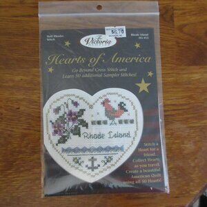 hearts of america Rhode Island Half Rhodes stitch